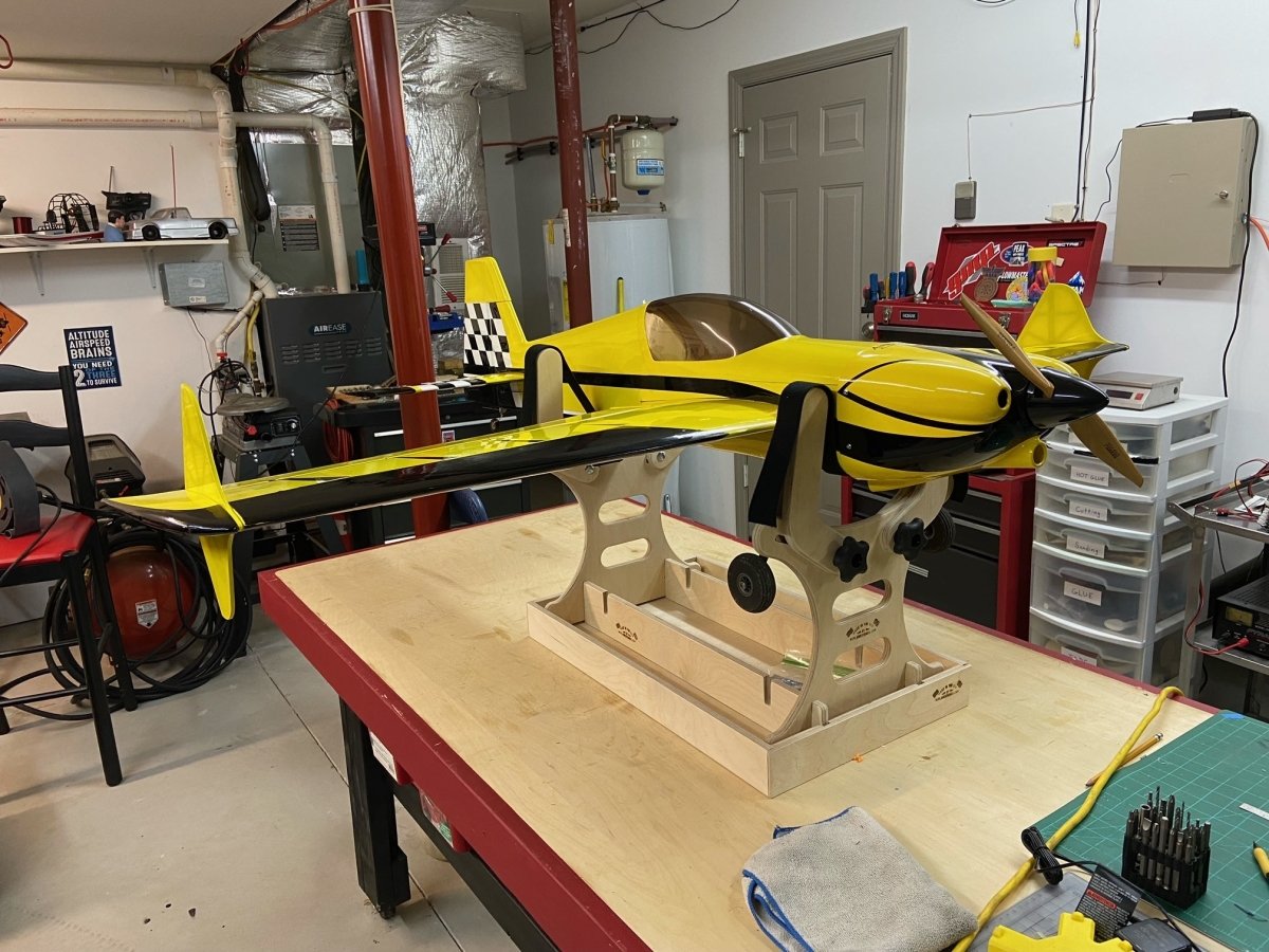 Rc Model Building Bench Radio Control airplane stands Benchtop Model with Tray – RC Plane Stands