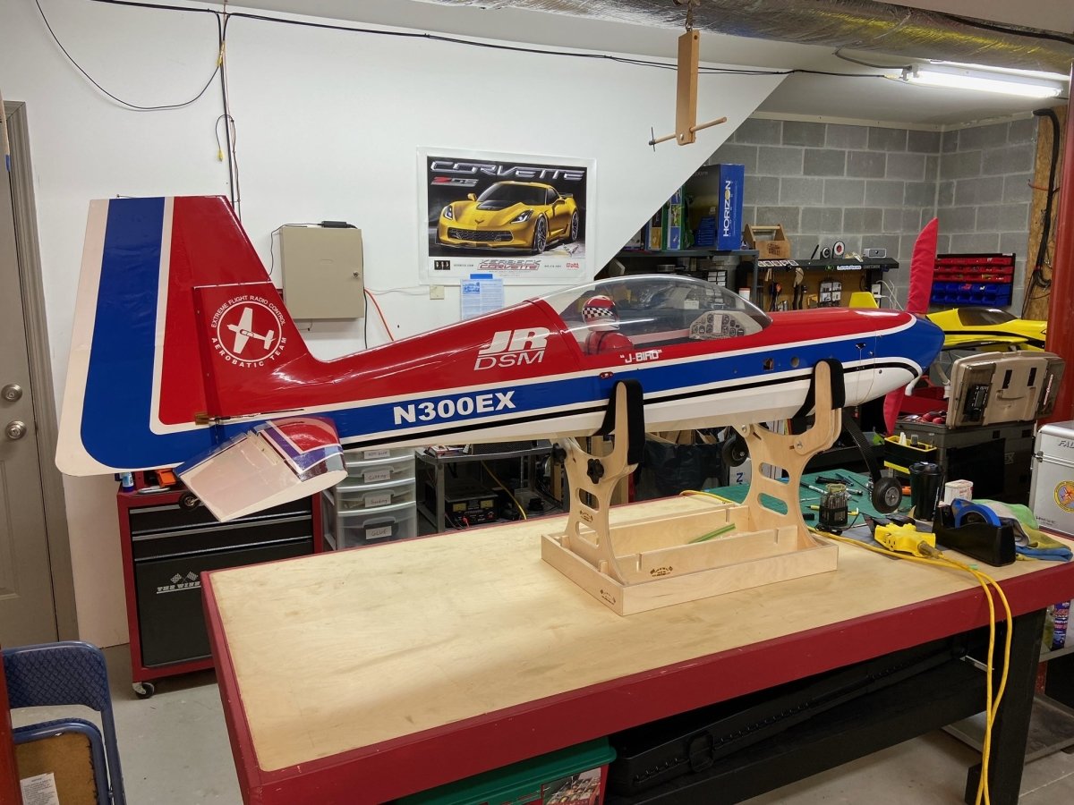 Rc Model Building Bench Radio Control airplane stands Benchtop Model with Tray – RC Plane Stands